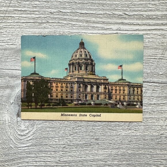 Minnesota State Capitol Mini Postcard - Picture 2 of 3